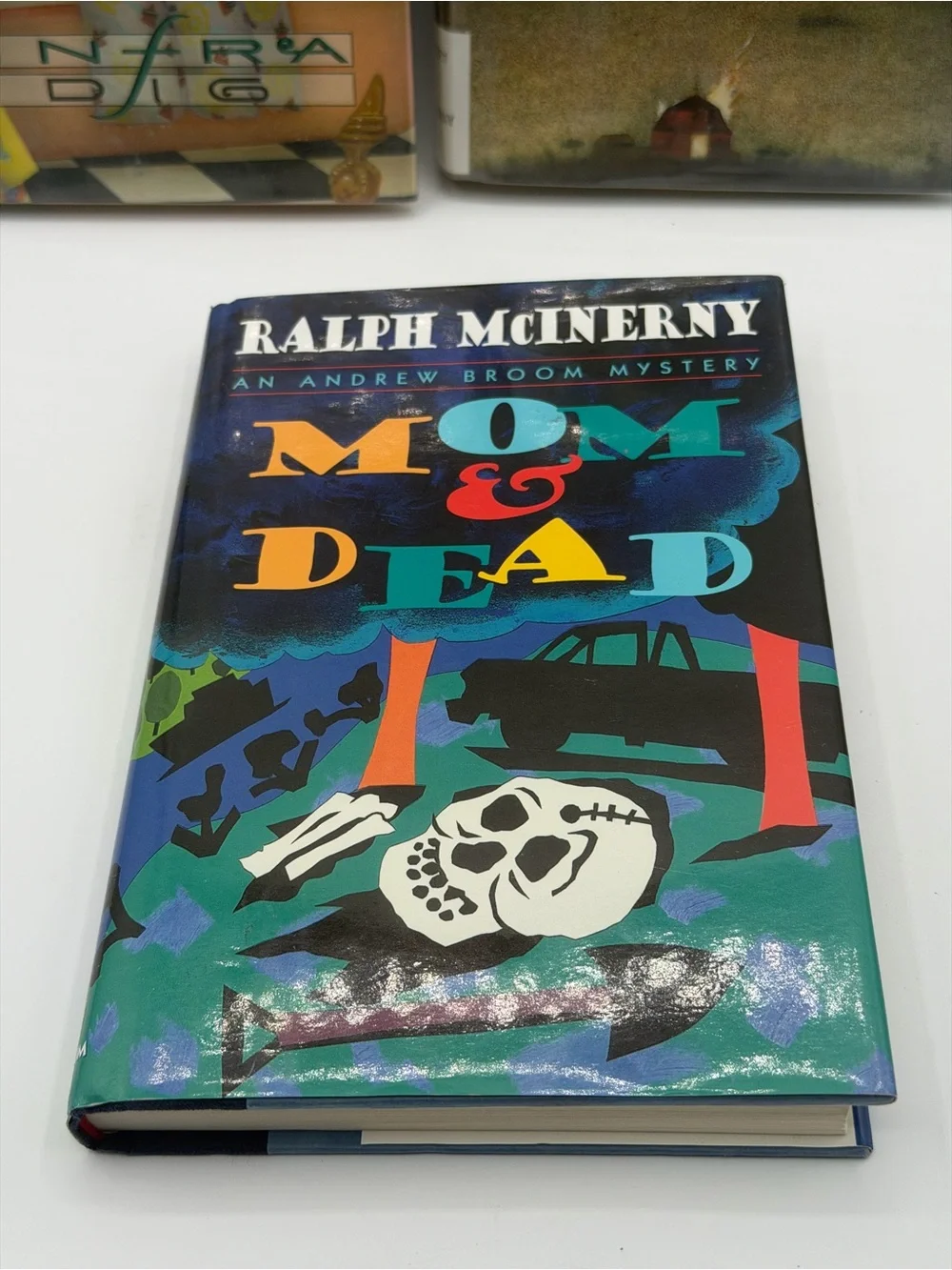 Lot of 3 Ralph McInerny Hardcover Books Mom & Dead/Easeful Death/Infra Dig